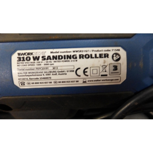 2042 - Power Zone 240v power sander & heads - W