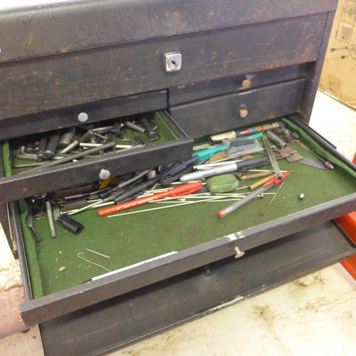 2061 - Engineer's tool box with qty. of tools