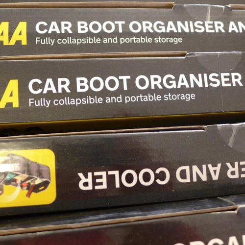 2072 - 10 AA car boot organiser & cooler