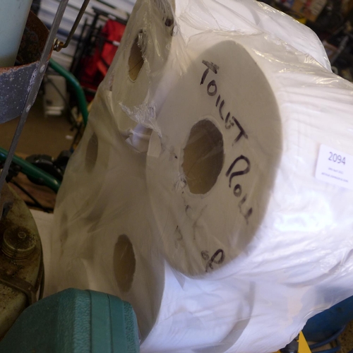 2094 - 12 Rolls of jumbo toilet rolls