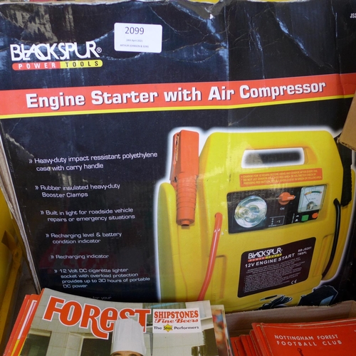 2099 - Blackspur jump starter and compressor