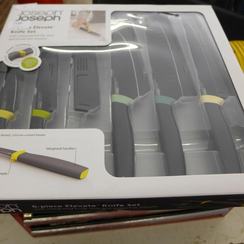 2160 - Joseph 6-piece knife set (1 Elevate missing)