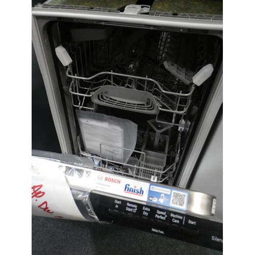 3110 - Bosch H815xW448xD550 Integrated Slimline Dishwasher with Home Connect - model no.:- SPV2HKX39G, RRP ... 