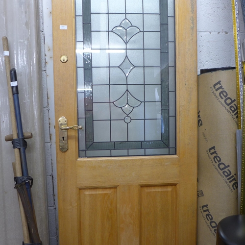 2533 - Oak glazed external door