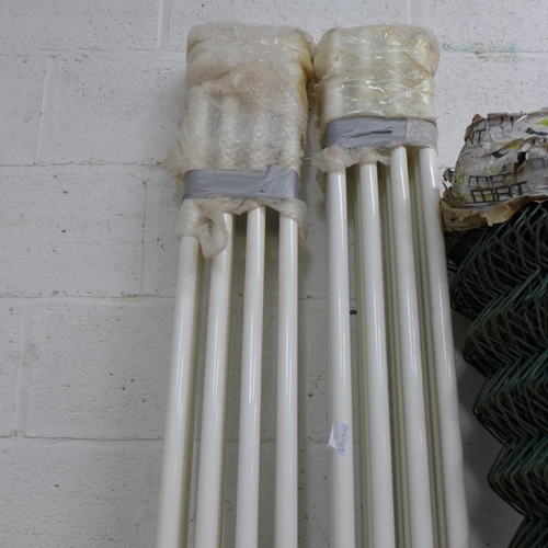 2548 - 2 Upright white designer radiators