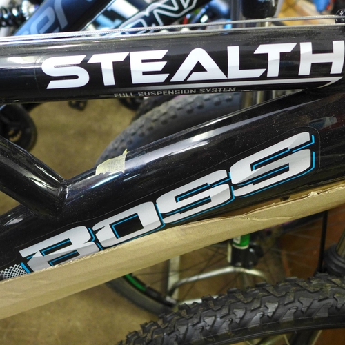 2504 - Boss Stealth full suspension twin disc brake Shimano equipped - unused e