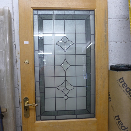 2533 - Oak glazed external door