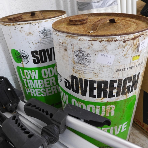 2546 - 2 part tins of Low Odour Timber Preservative