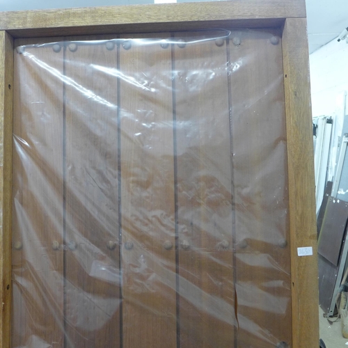 2630 - Jutland hardwood pre hung door & frame