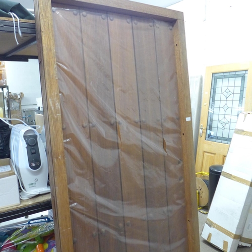 2630 - Jutland hardwood pre hung door & frame