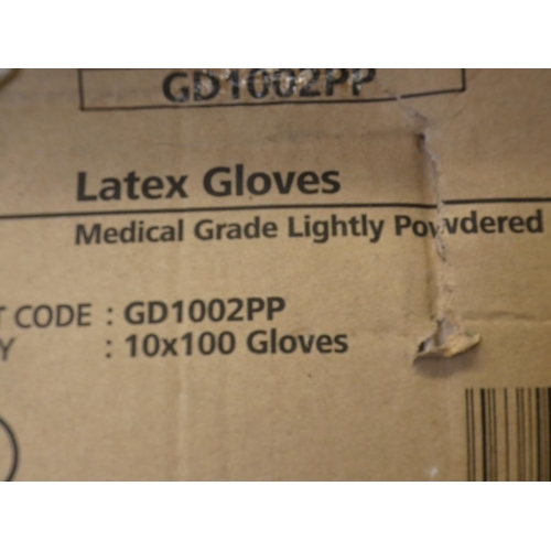 2155 - True Touch latex gloves, medical grade, large