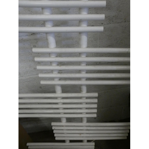 2405 - 2 White designer radiators - used