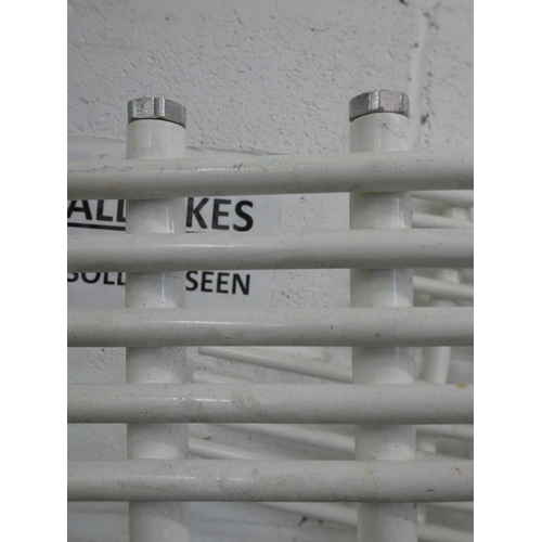 2405 - 2 White designer radiators - used