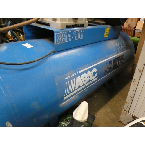 2512 - ABAC 150HP B3914-150T air compressor - W