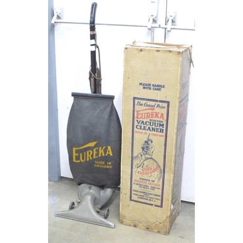 863 - A vintage 1920's Eureka vacuum cleaner, with original box