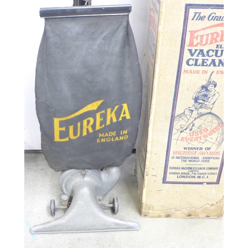 863 - A vintage 1920's Eureka vacuum cleaner, with original box