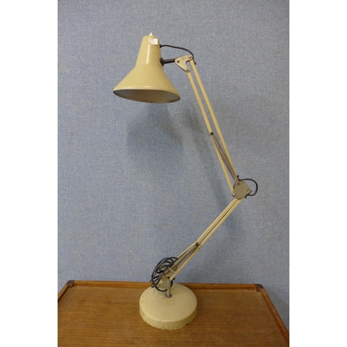 469 - A cream metal anglepoise desk lamp