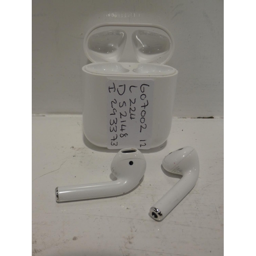 3076 - Airpods with wireless Charging Case - no box (224) * This lot is subject to VAT