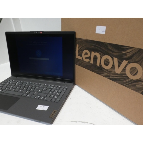 3078 - Lenovo Ideapad 5 - with charging lead (model no. I5IIL05) (256GB), RRP £433.33 + VAT (224-158) * Thi... 