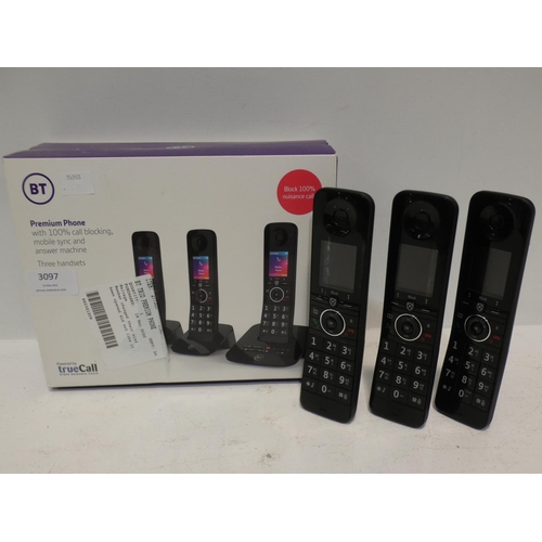 3097 - Bt Trio Premium Phone System    (220-371) * This lot is subject to VAT