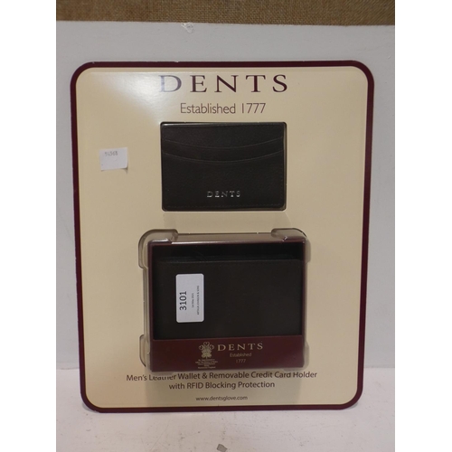 3101 - Dents brown leather Men's Wallet        (220-385) * This lot is subject to VAT