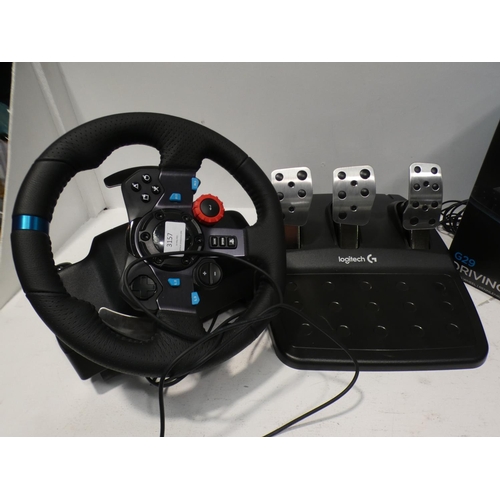 3157 - Logitech Ps Steer Wheel, RRP £159.99 + VAT  (220-373) * This lot is subject to VAT