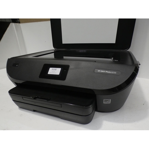 3158 - Hp Envy 6220 Aio Printer  (220-374) * This lot is subject to VAT