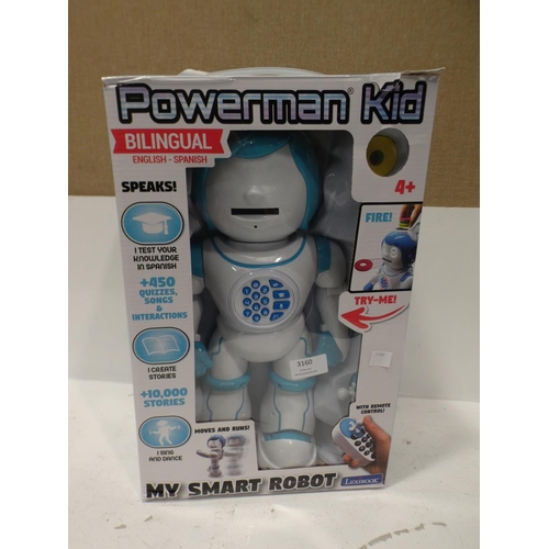 3160 - Powerman Kid Smart Robot  (220-384) * This lot is subject to VAT