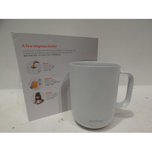 3168 - Ember White Ceramic Temperature Control Mug   (220-375) * This lot is subject to VAT