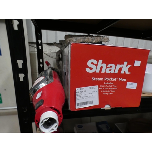 3169 - Shark Steam Mop, RRP £109.99 + VAT           (220-387) * This lot is subject to VAT