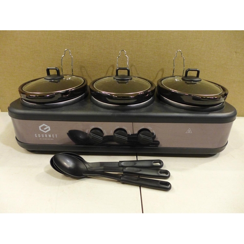 3231 - Mpl Triple Cooker Black   (220-344) * This lot is subject to VAT