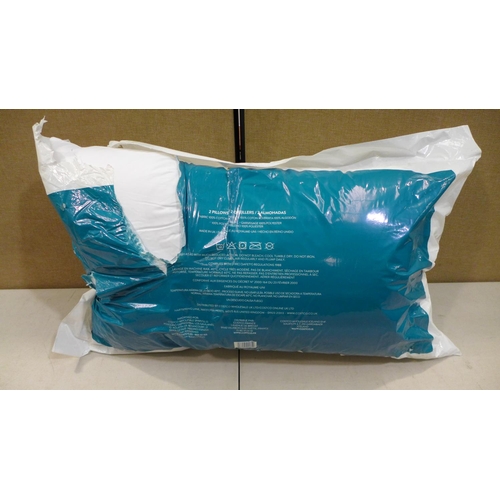 3242 - Soft As Down Pillows 2Pk  (220-215) * This lot is subject to VAT