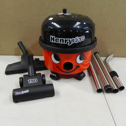 3244 - Henry Micro Hi-Flo Vacuum Cleaner, RRP £119.99 + VAT (220-222) * This lot is subject to VAT