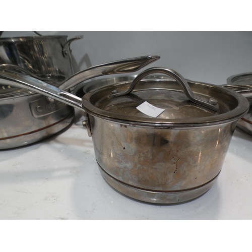 3287 - Ks S/S Cookware Set (used) , RRP £159.99 + VAT  (220-275) * This lot is subject to VAT