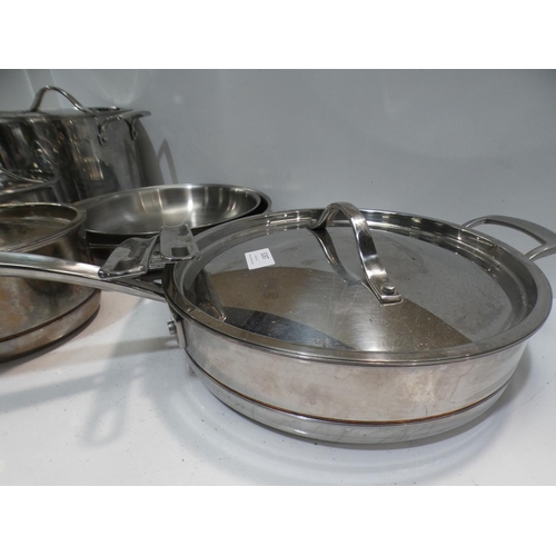 3287 - Ks S/S Cookware Set (used) , RRP £159.99 + VAT  (220-275) * This lot is subject to VAT