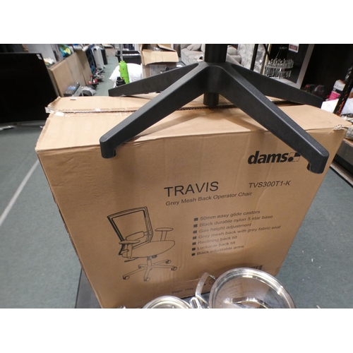 3289 - Dams Travis Mesh Chair    (220-271) * This lot is subject to VAT