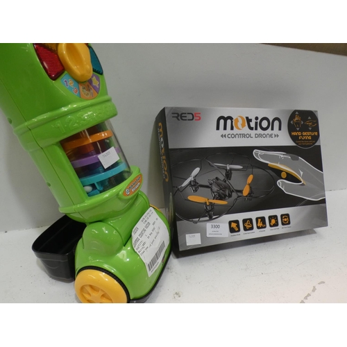 3300 - Leapfrog Counting Vacuum Cleaner and Motion Drone (220-243, 248) * This lot is subject to VAT