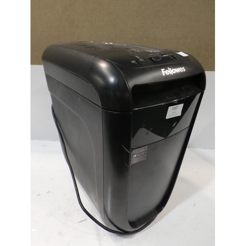 3307 - Fellowes 60Cs Cross Cut Shredder (220-227) * This lot is subject to VAT