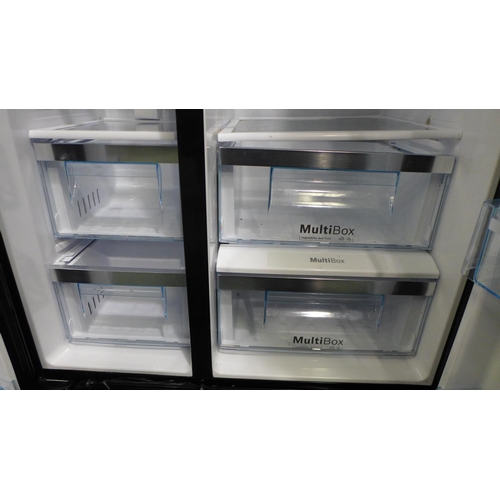 3390 - Bosch Black Fridge/Freezer, RRP £889.99 + VAT (220-281) * This lot is subject to VAT