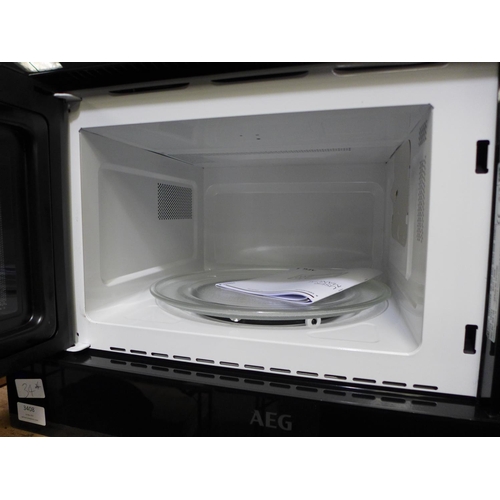 3408 - AEG  Microwave H459xW596xD404, model no.:-MBE2658SEM, RRP £371.22 inc. VAT * This lot is subject to ... 