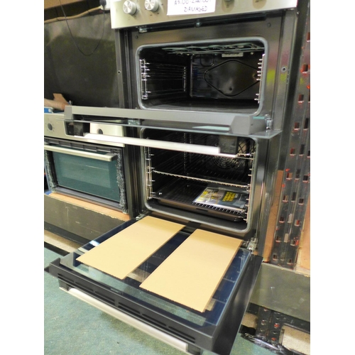 3415 - Zanussi H888xW594xD548 Built In Multifunction Double Oven - model no.:- ZOD35661XK, RRP £505 inc. VA... 