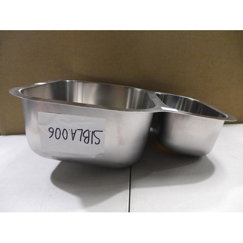 3437 - Ecuador 1.5 Bowl RVS U/mount Stainless Steel 430x582 , model no.:-BL453665, RRP £207.5 inc. VAT * Th... 