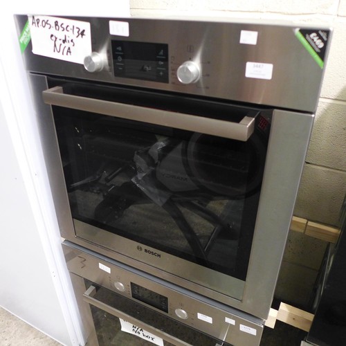 3447 - Bosch HBG53R550B Built-In Electric Single Multi-Function Oven - Stainless Steel - model no.:- HBG53R... 