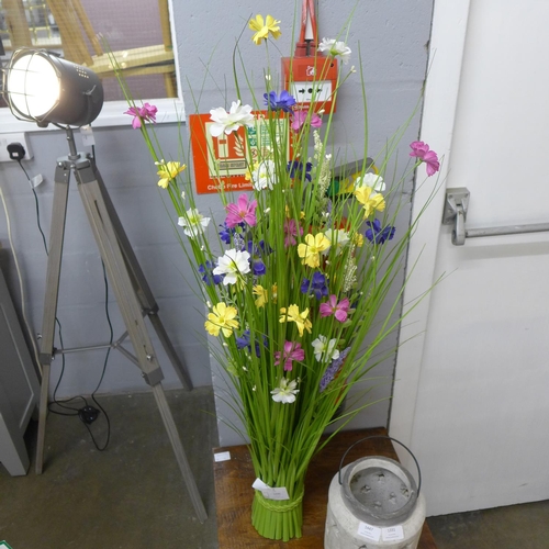 1453 - A 100cm sheaf of mixed flowers (2361015)   #