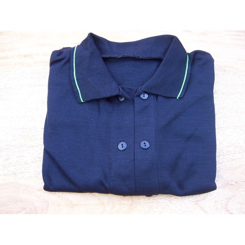 3155 - 24 Lady's black button front tops (mixed sizes 10/12/14)