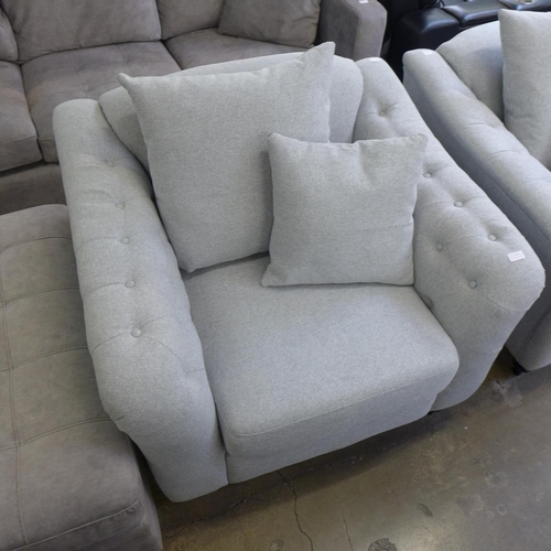 1534 - A Chigwell grey upholstered armchair