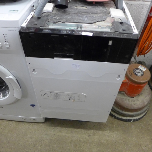 2283 - CDA 450mm integrated dishwasher - unused (WC432)