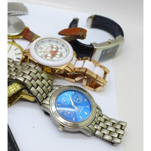 629 - A collection of wristwatches