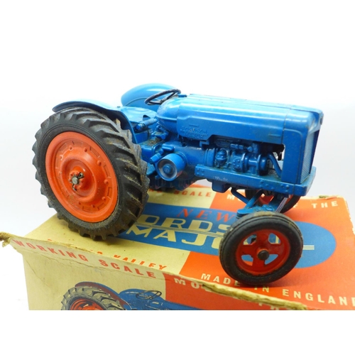 631 - A Chad Valley New Fordson Major Tractor, boxed