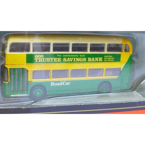 693 - Six Exclusive First Editions buses and lorries, boxed